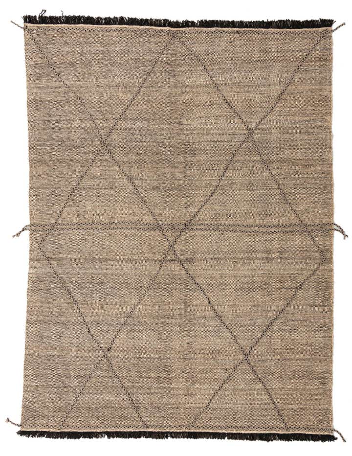 7' 3 x 9' 7 Hand Knotted Moroccan Wool Rug