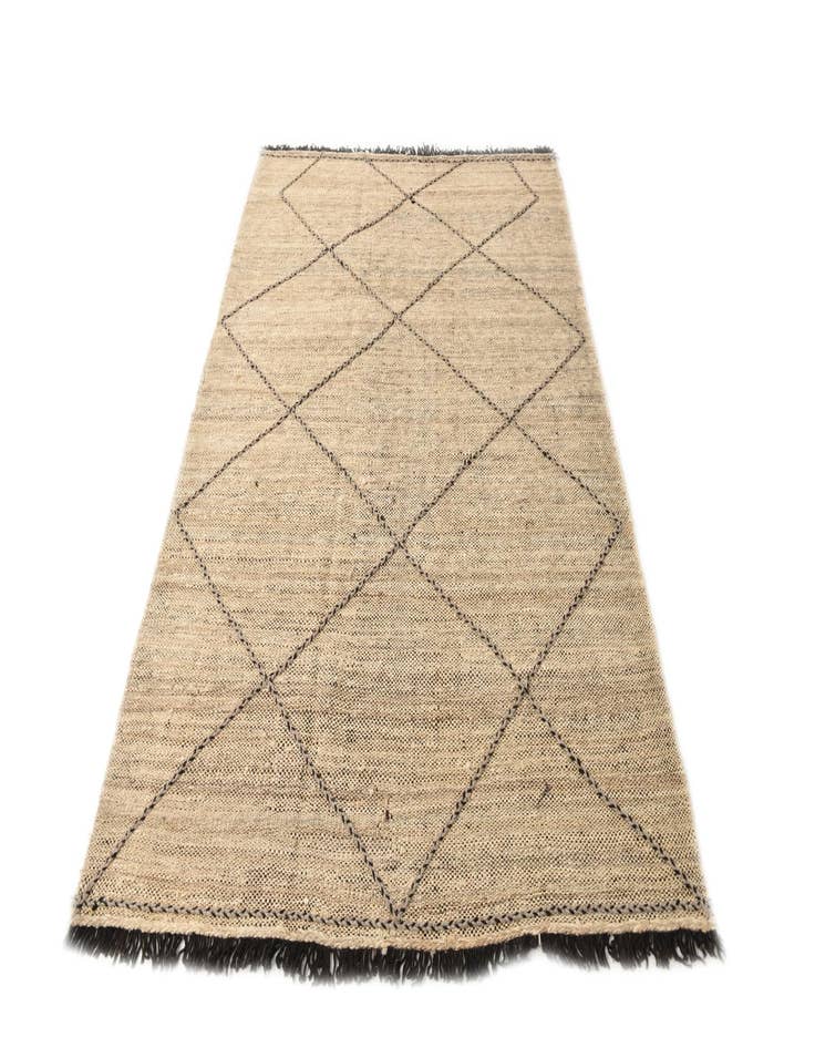 Detail image of 5' 9 x 8' 2  Hand Knotted Moroccan Wool Rug