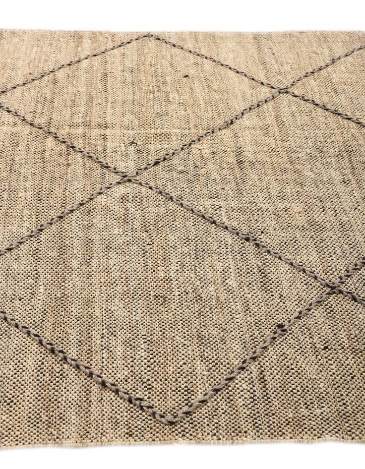 Detail image of 5' 9 x 8' 2  Hand Knotted Moroccan Wool Rug