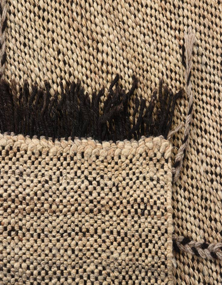 Detail image of 5' 9 x 8' 2  Hand Knotted Moroccan Wool Rug