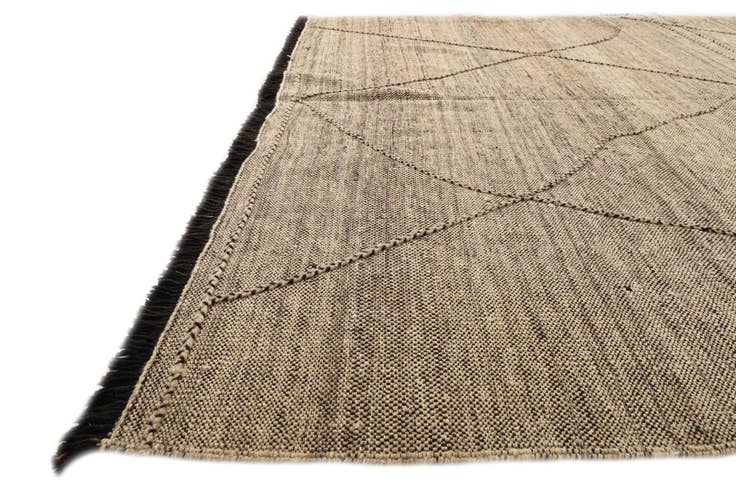 Detail image of 7' 4 x 9' 7 Hand Knotted Moroccan Wool Rug