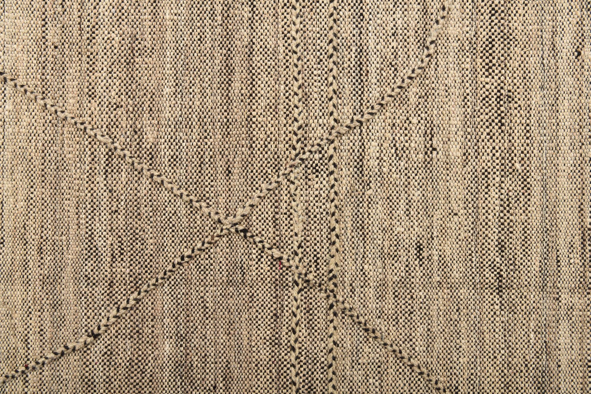 7' 4 x 9' 7 Hand Knotted Moroccan Wool Rug