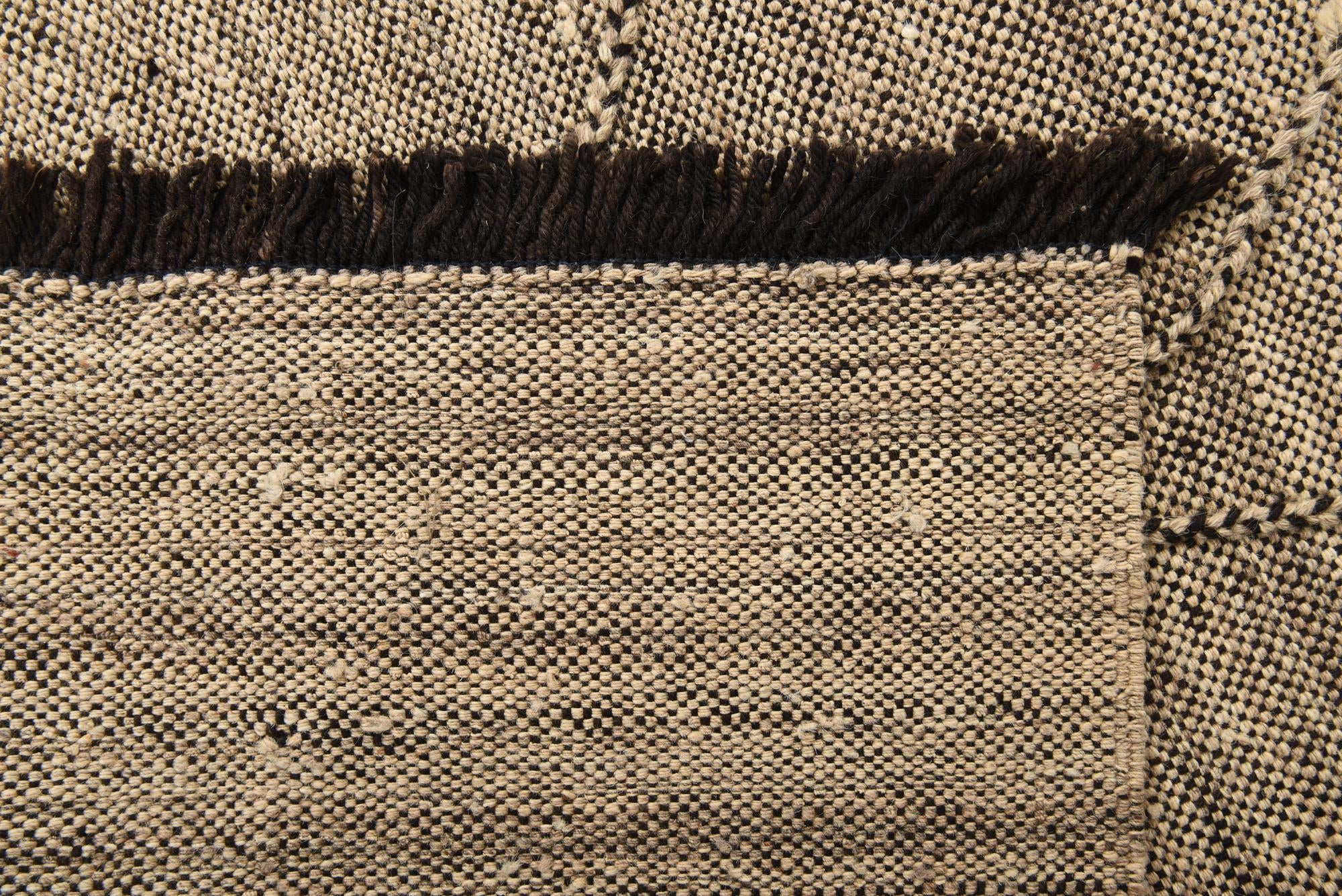 7' 4 x 9' 7 Hand Knotted Moroccan Wool Rug