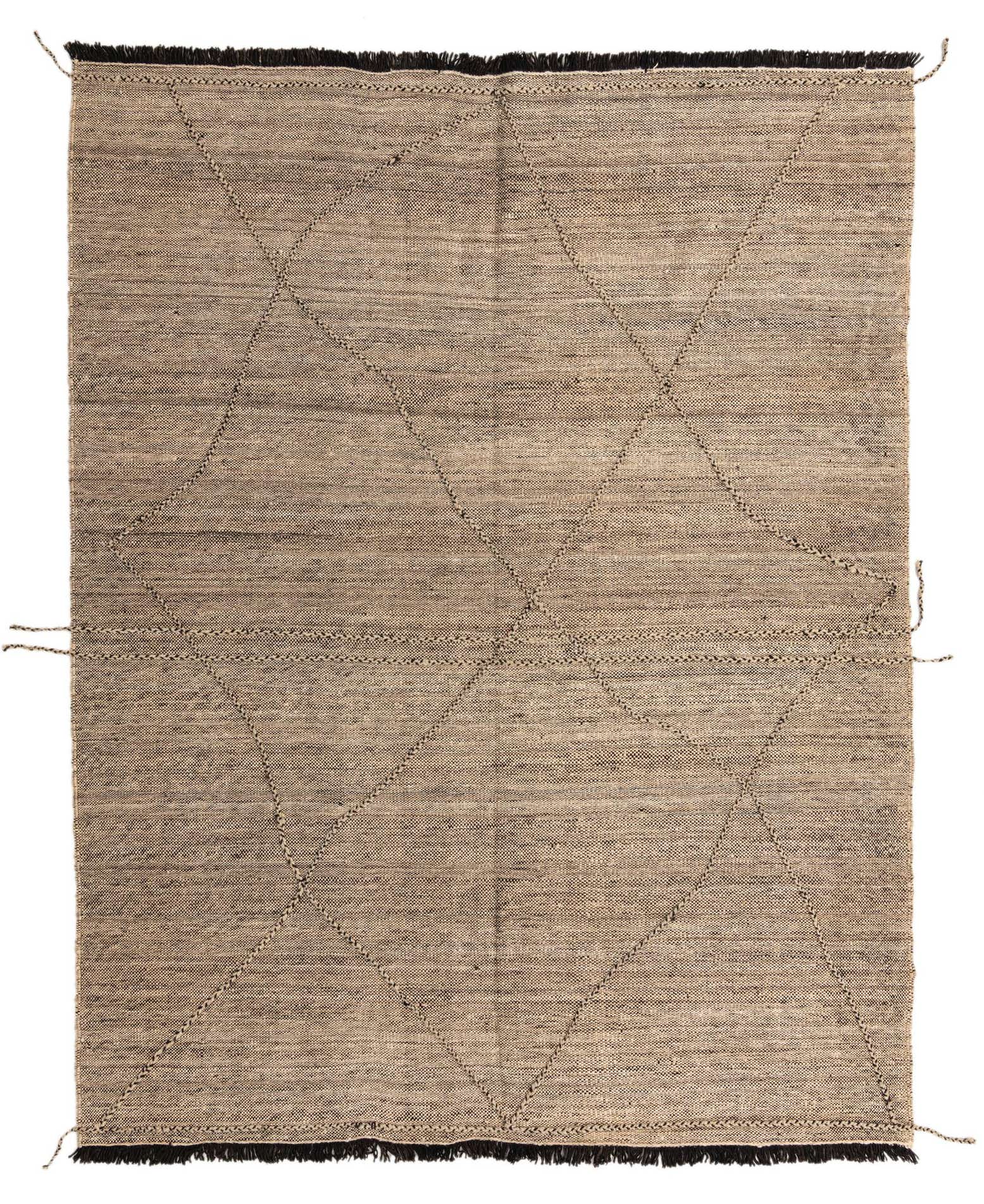 7' 4 x 9' 7 Hand Knotted Moroccan Wool Rug