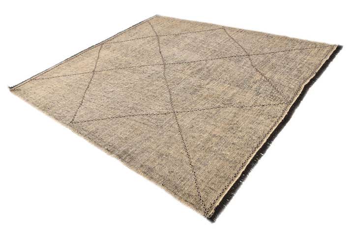 8' 6 x 9' 3 Hand Knotted Moroccan Wool Rug