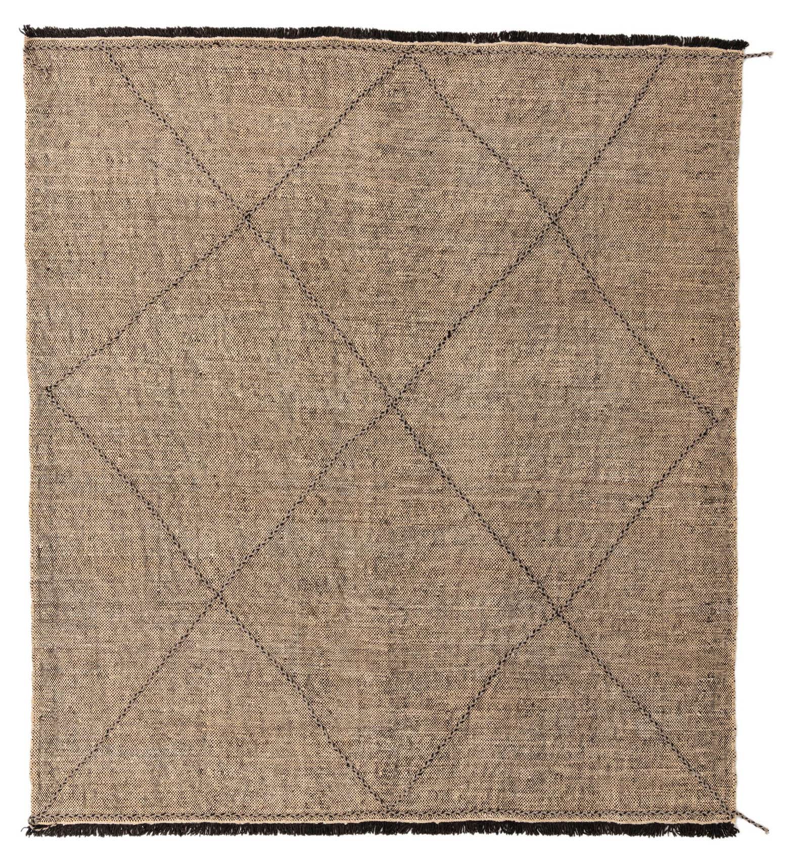 8' 6 x 9' 3 Hand Knotted Moroccan Wool Rug