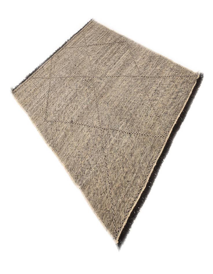 Detail image of 6' 1 x 7' 6  Hand Knotted Moroccan Wool Rug