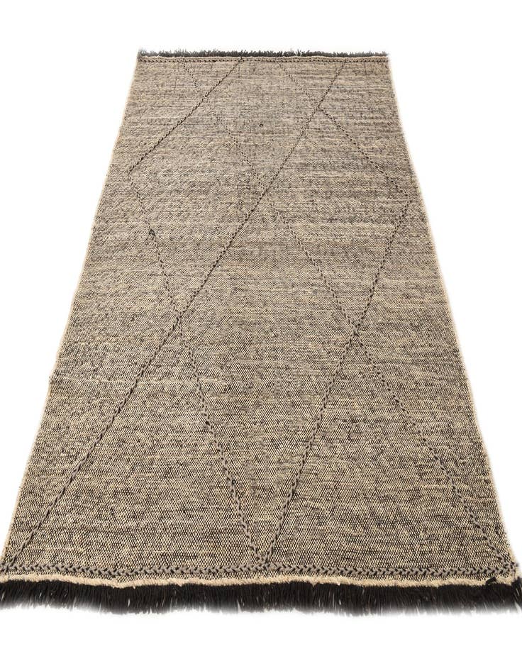 Detail image of 6' 1 x 7' 6  Hand Knotted Moroccan Wool Rug