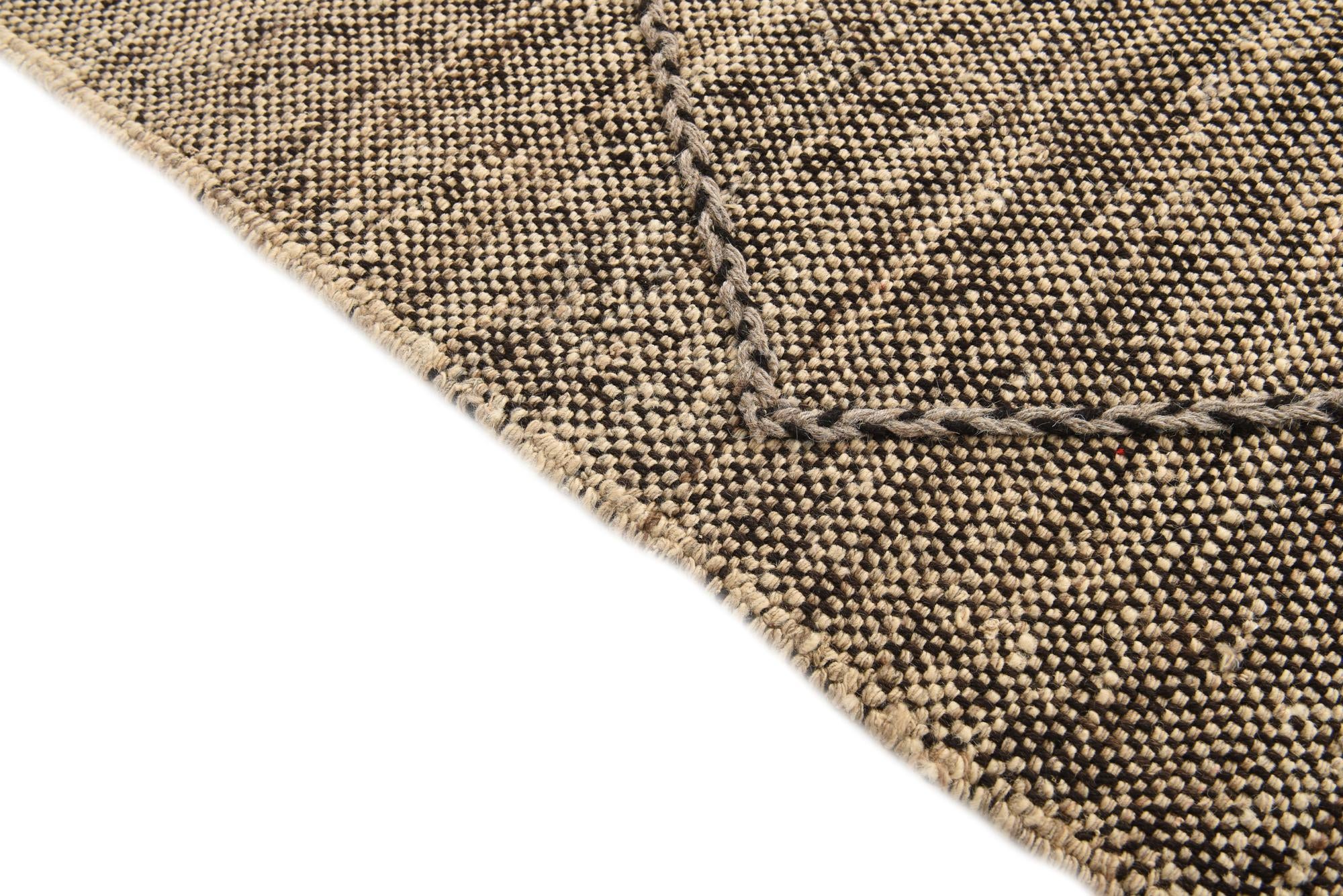 6' 1 x 7' 6 Hand Knotted Moroccan Wool Rug