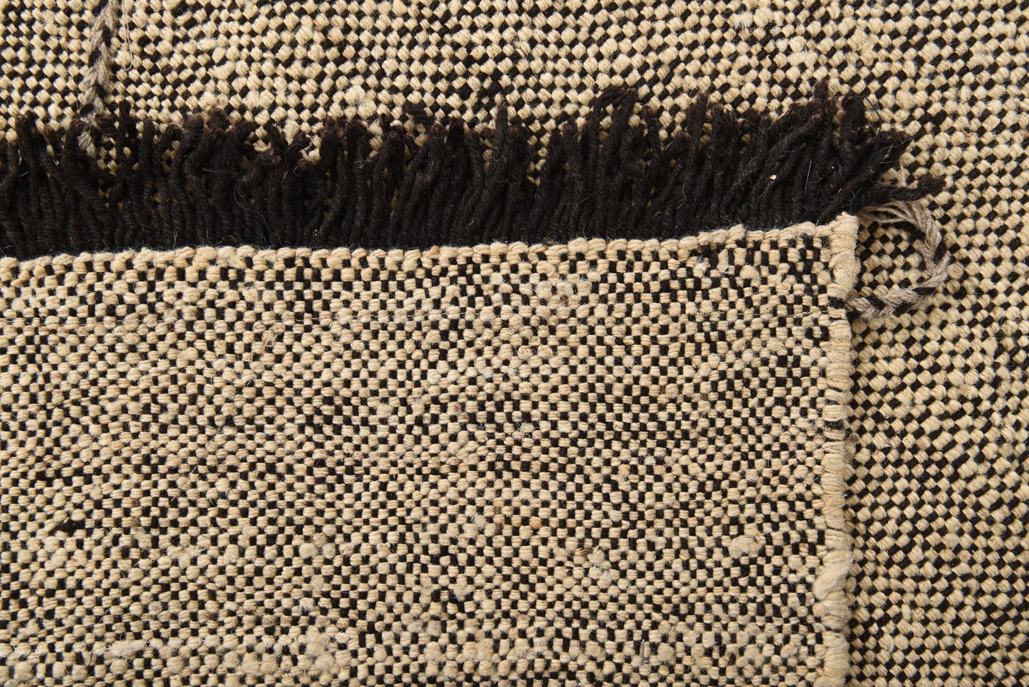 6' 2 x 7' 6 Hand Knotted Moroccan Wool Rug