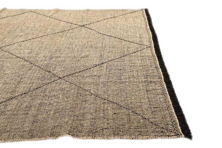 Detail image of 8' 9 x 9' 4 Hand Knotted Moroccan Wool Rug