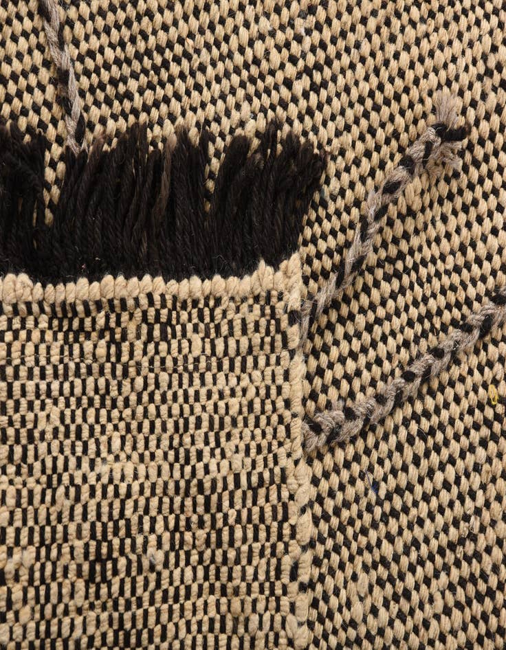 Detail image of 8' 9 x 9' 4  Hand Knotted Moroccan Wool Rug