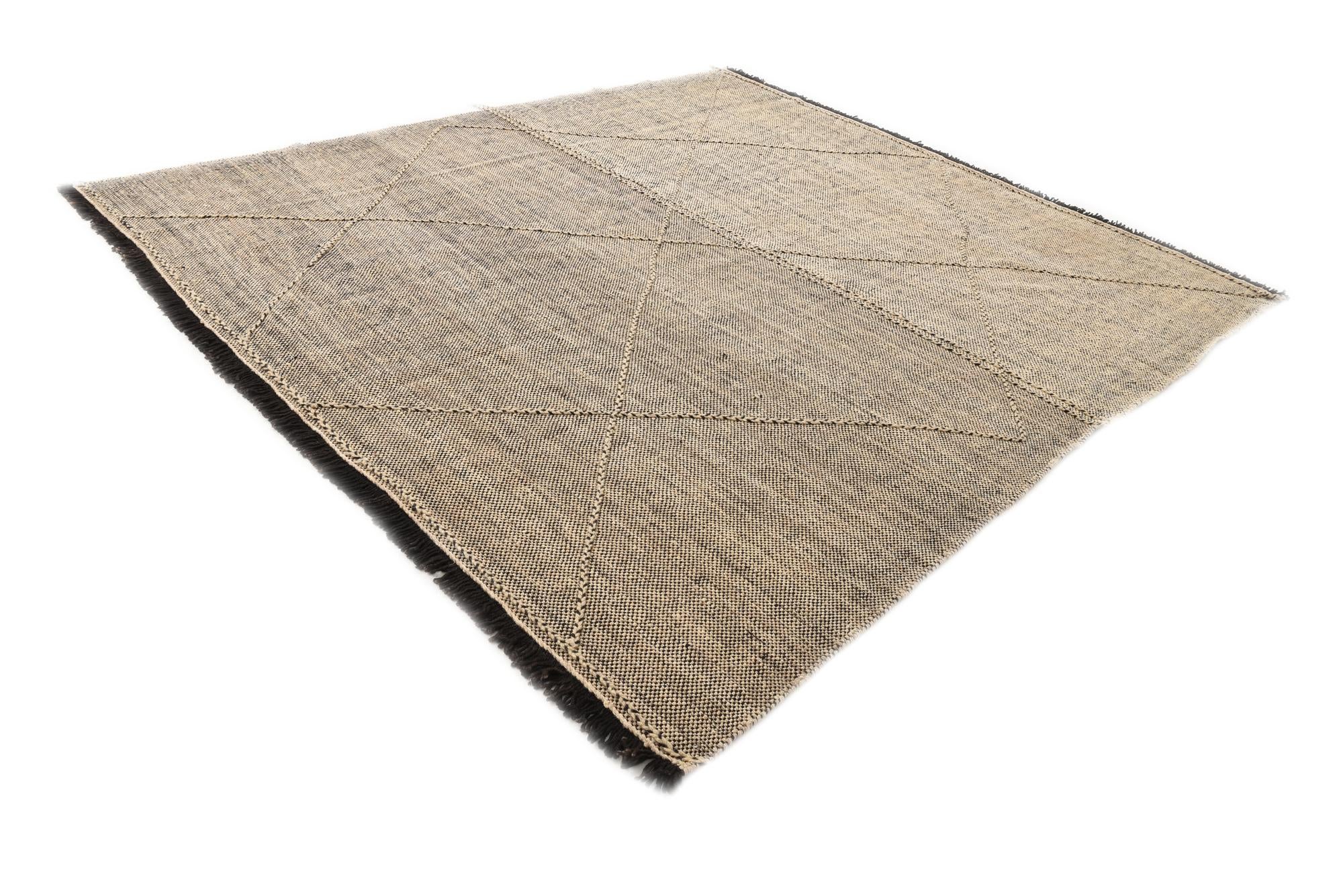 8' 4 x 9' 4 Hand Knotted Moroccan Wool Rug