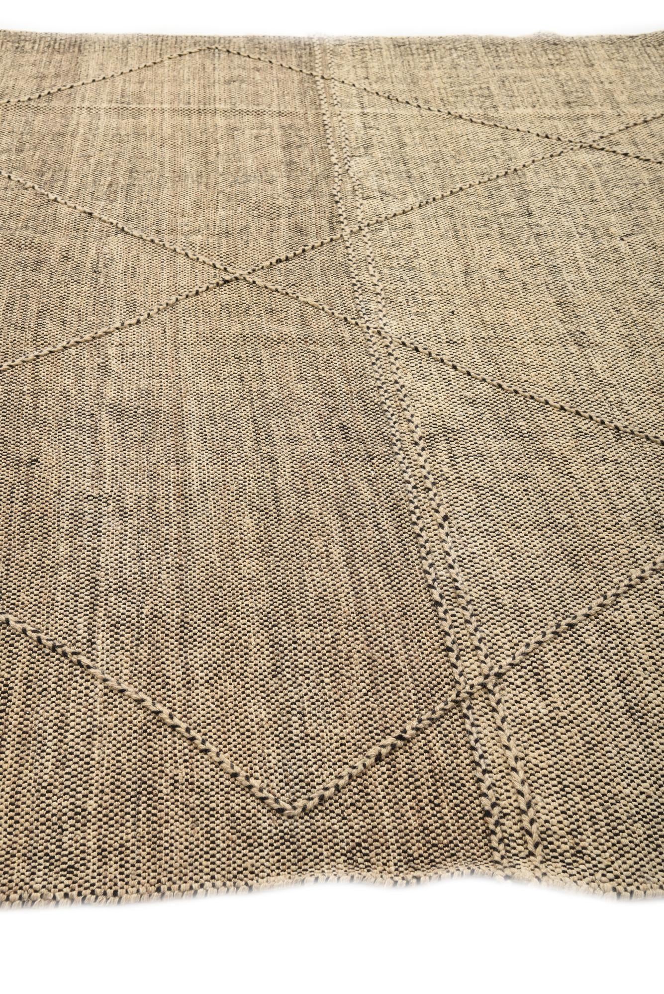 8' 4 x 9' 4 Hand Knotted Moroccan Wool Rug