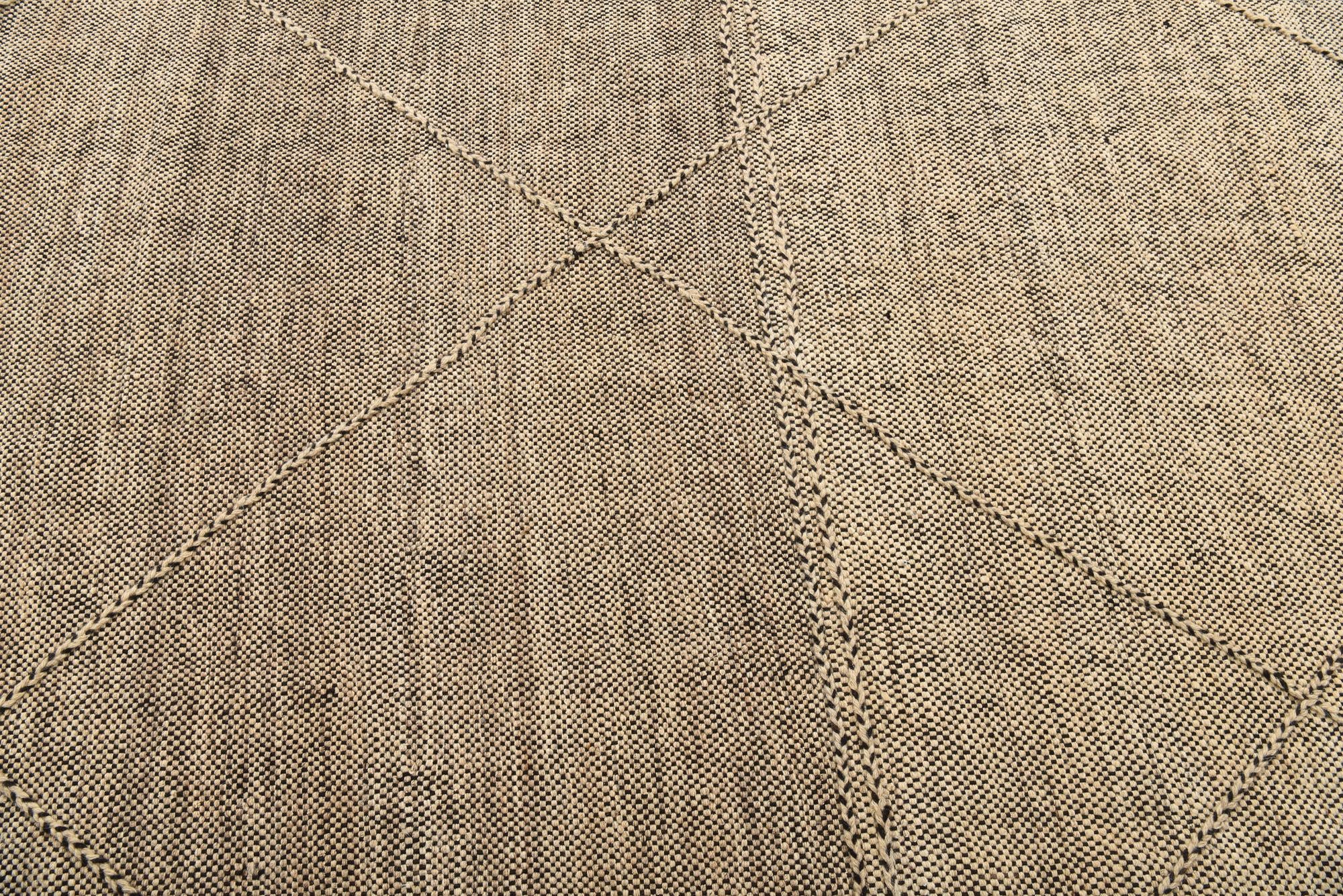 8' 4 x 9' 4 Hand Knotted Moroccan Wool Rug