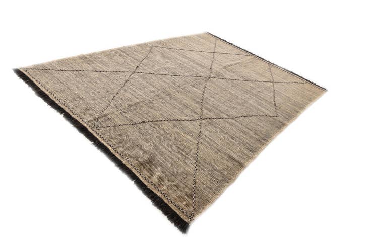 Detail image of 7' 3 x 9' 7 Hand Knotted Moroccan Wool Rug