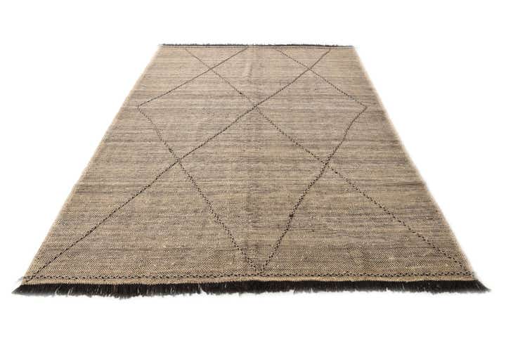 7' 3 x 9' 7 Hand Knotted Moroccan Wool Rug