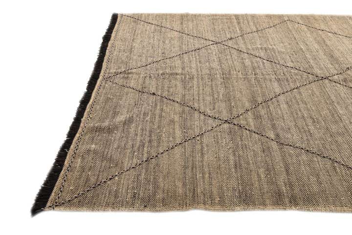 7' 3 x 9' 7 Hand Knotted Moroccan Wool Rug