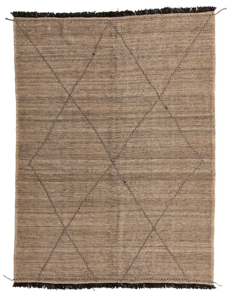 Detail image of 7' 3 x 9' 7 Hand Knotted Moroccan Wool Rug