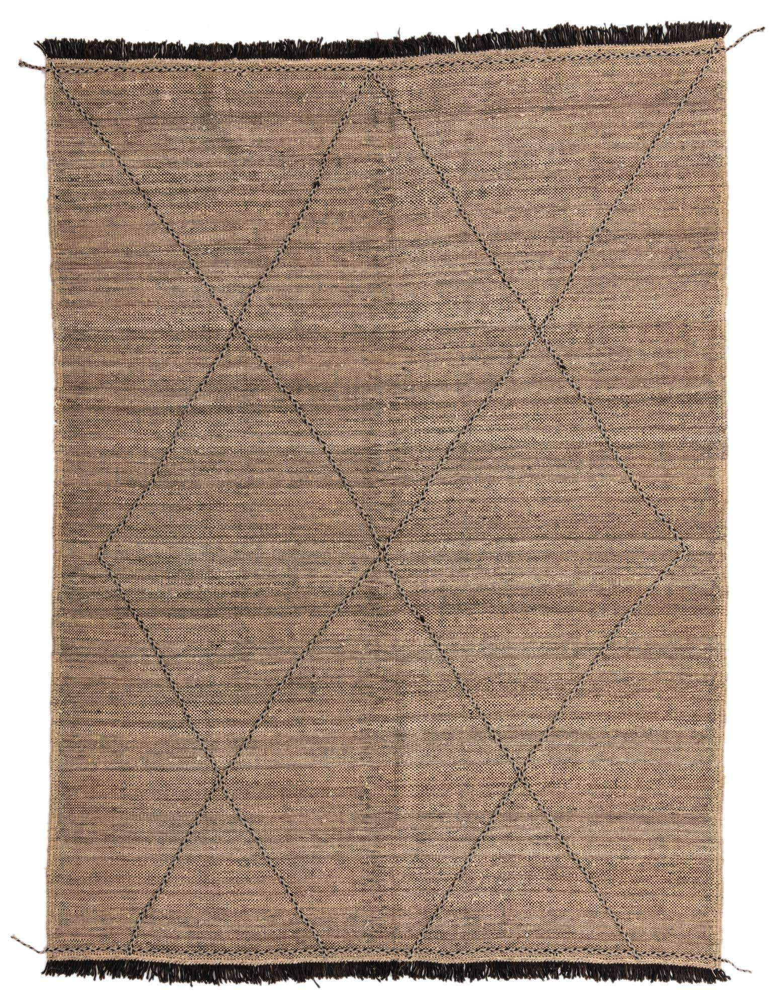 7' 3 x 9' 7 Hand Knotted Moroccan Wool Rug