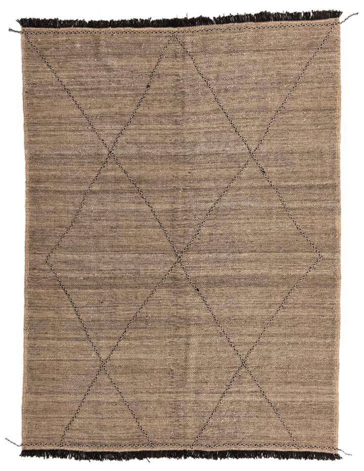 7' 3 x 9' 7 Hand Knotted Moroccan Wool Rug
