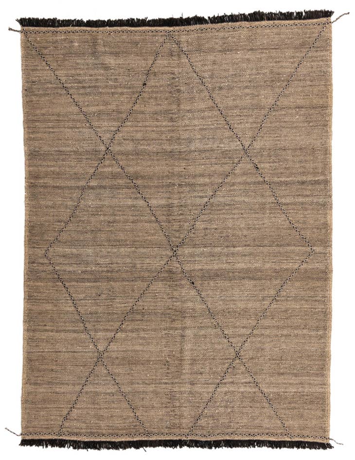 Detail image of 7' 3 x 9' 7 Hand Knotted Moroccan Wool Rug