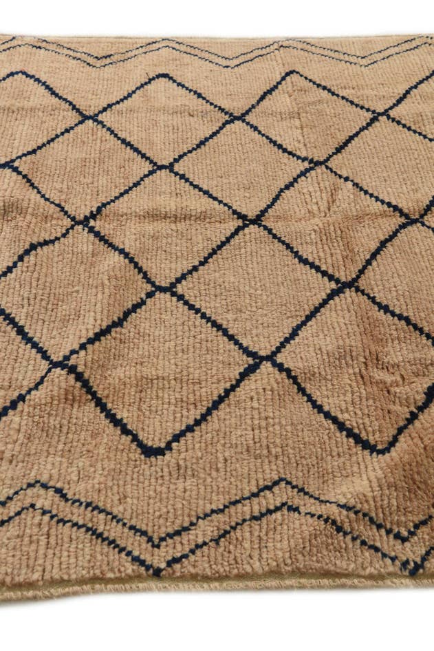 Detail image of 5' 2 x 7' 1 Hand Knotted Moroccan Wool Rug
