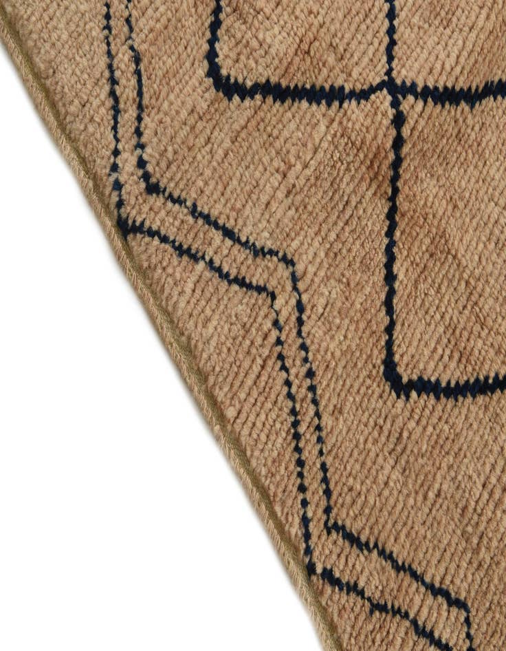 Detail image of 5' 2 x 7' 1  Hand Knotted Moroccan Wool Rug