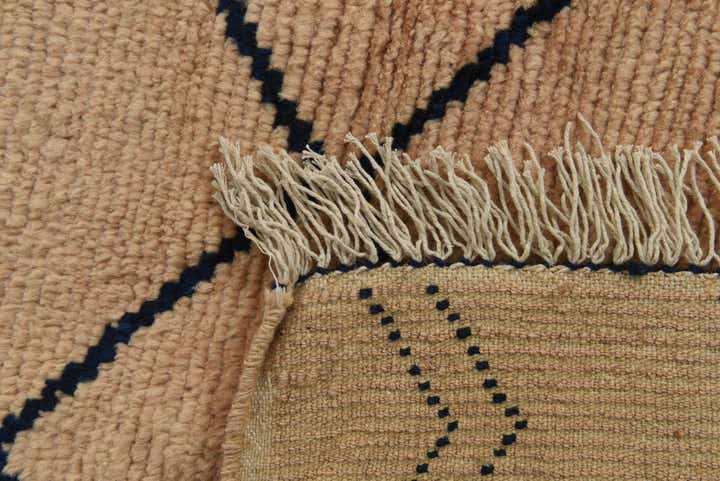 5' 2 x 7' 1 Hand Knotted Moroccan Wool Rug