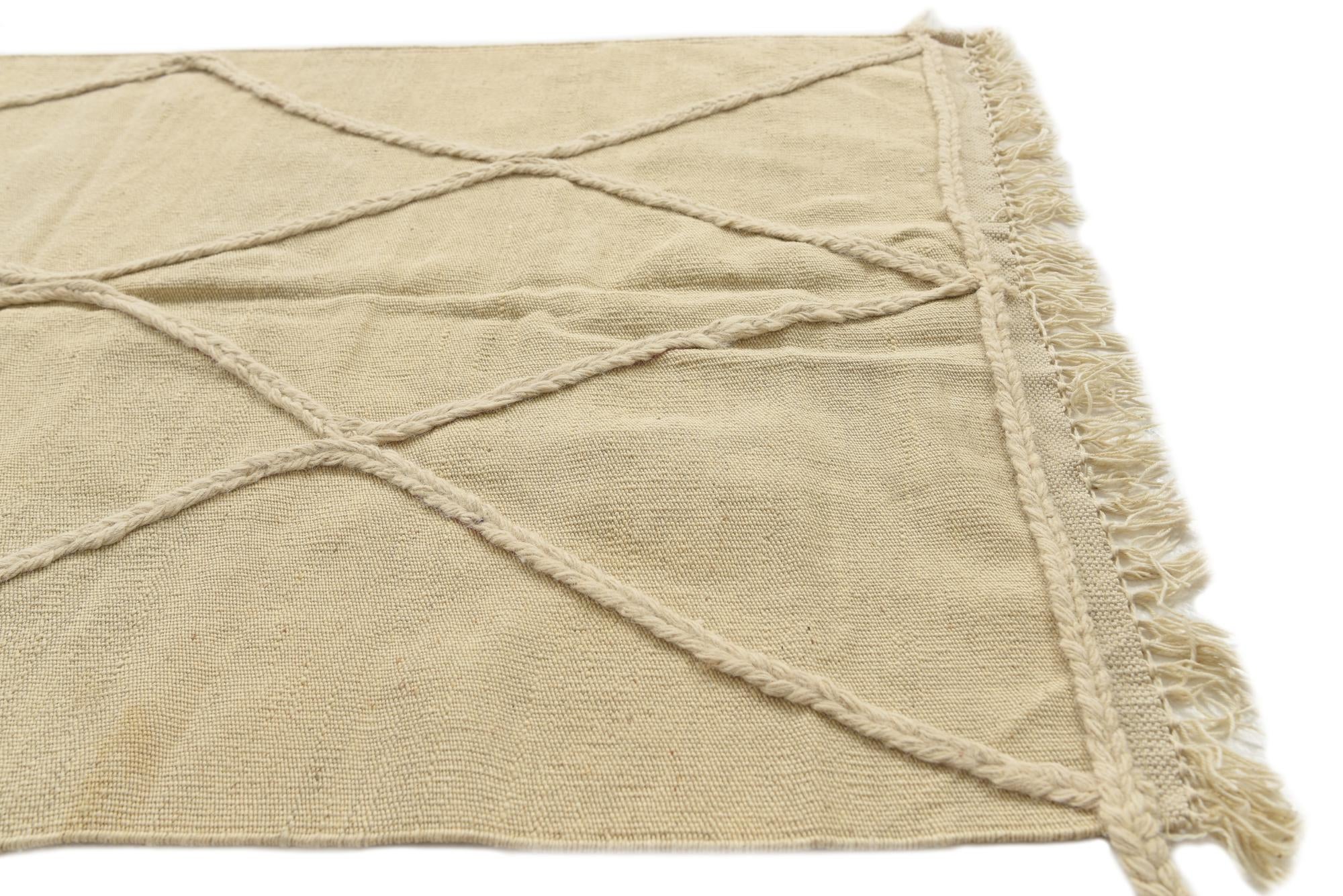 3' 3 x 5' 2 Hand Woven Moroccan Wool Rug