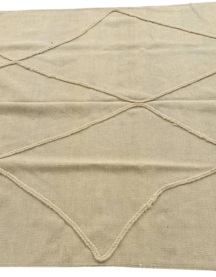 Detail image of 4' 9 x 8' 9  Hand Woven Moroccan Wool Rug