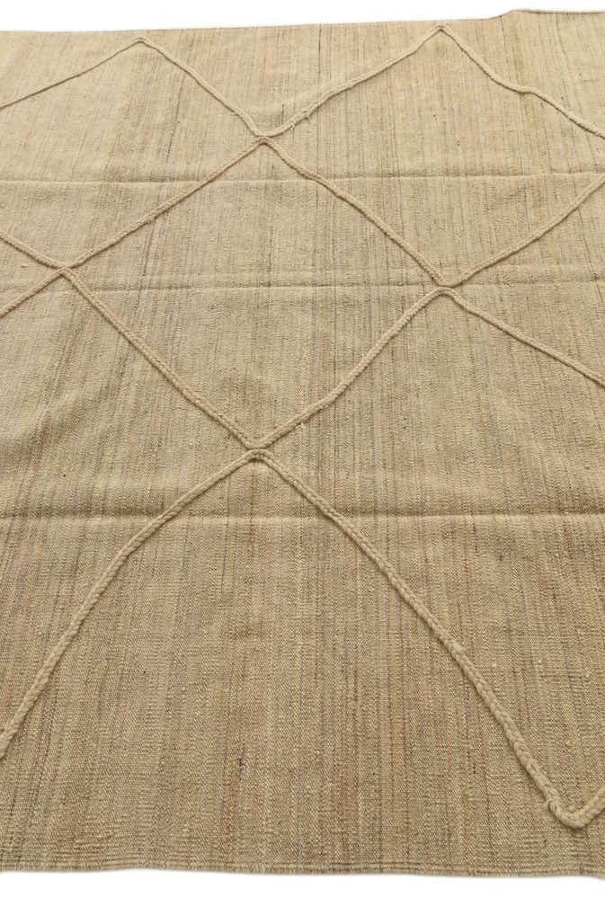 6' 7 x 9' 9 Hand Knotted Moroccan Wool Rug