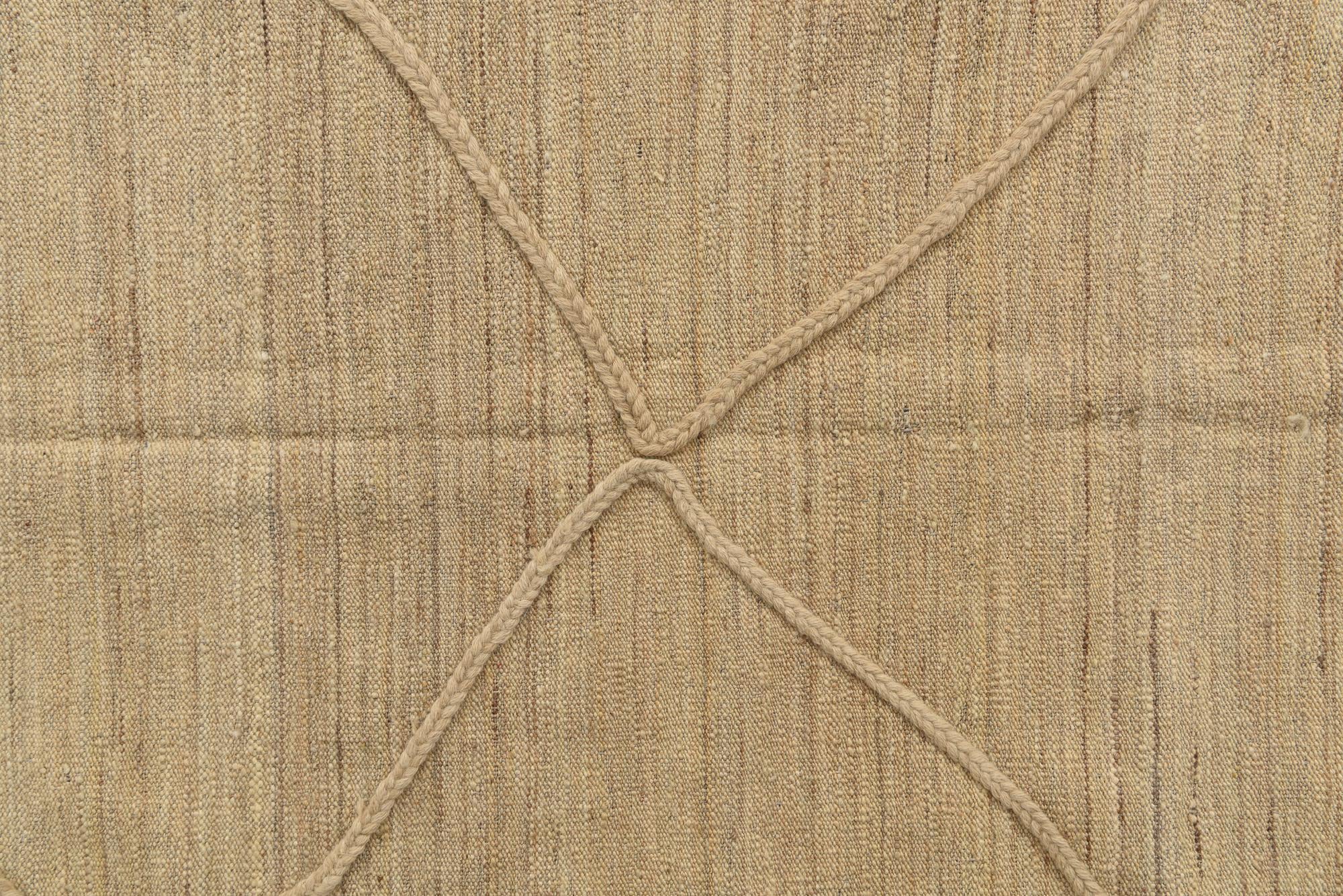 6' 7 x 9' 9 Hand Knotted Moroccan Wool Rug