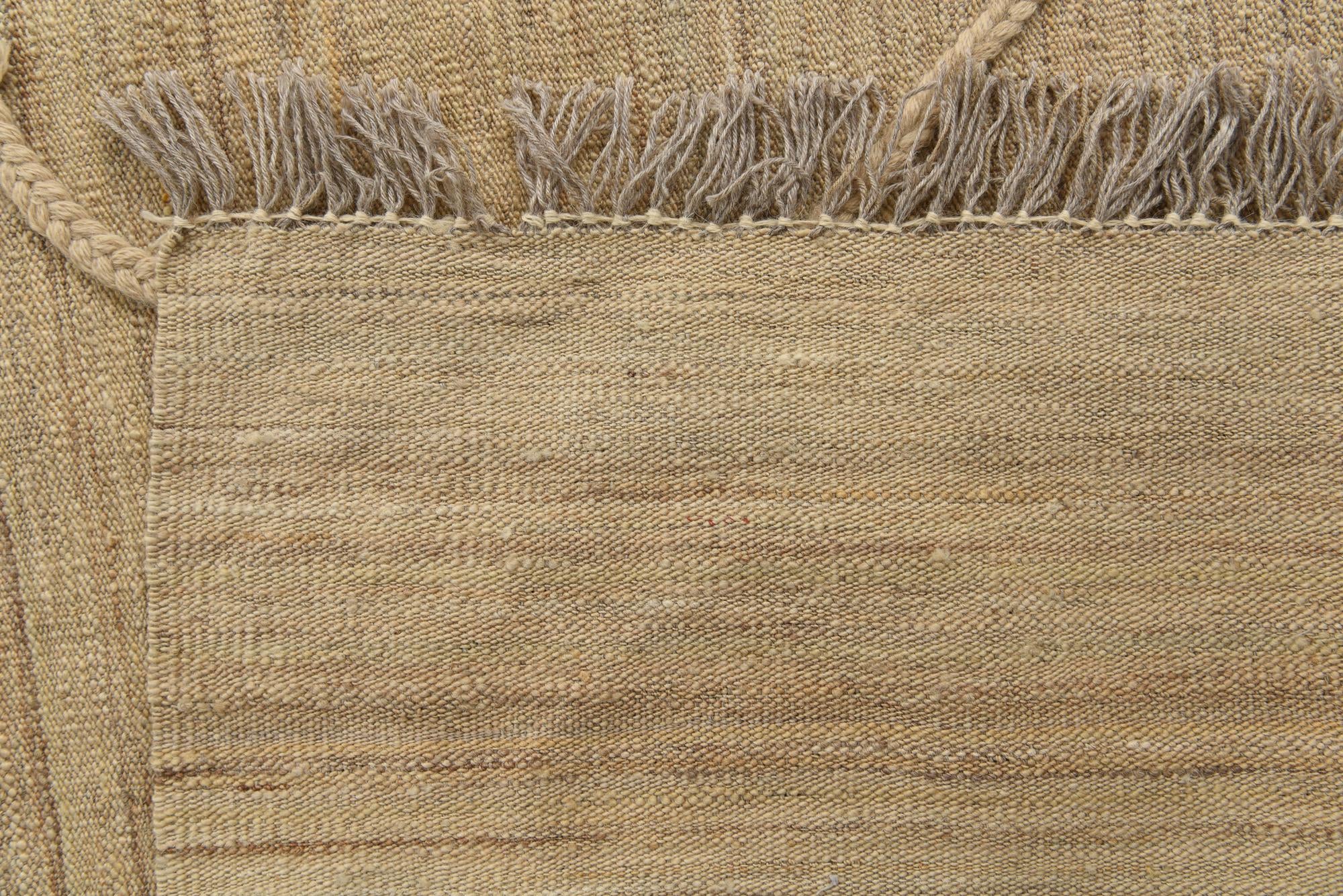 6' 7 x 9' 9 Hand Knotted Moroccan Wool Rug