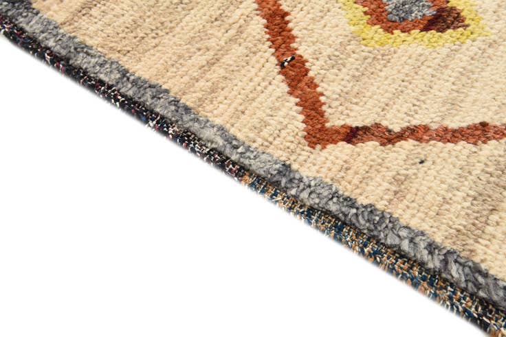 Detail image of 5' 11 x 9' Hand Knotted Moroccan Wool Rug