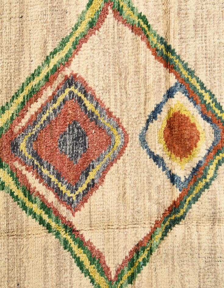 Detail image of 5' 11 x 9' Hand Knotted Moroccan Wool Rug