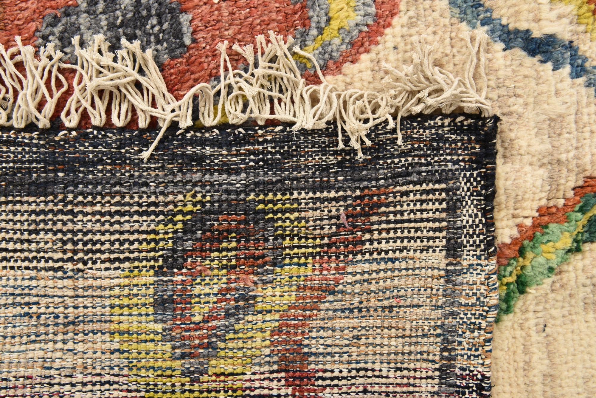 5' 11 x 9' Hand Knotted Moroccan Wool Rug