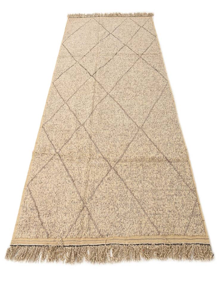 Detail image of 6' 2 x 9' 3 Hand Knotted Moroccan Wool Rug