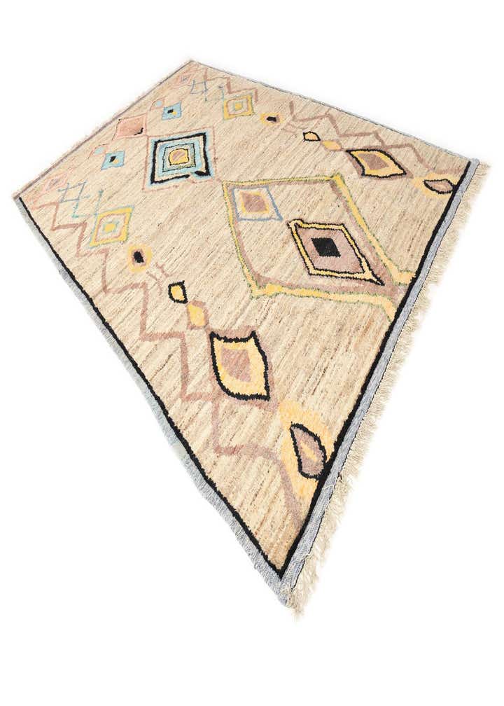 9' 10 x 14' 10 Hand Knotted Moroccan Wool Rug