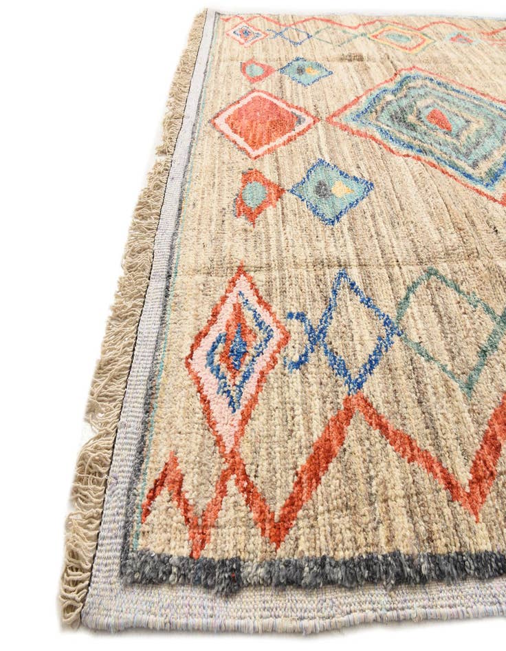 Detail image of 8' x 10' 8  Hand Knotted Moroccan Wool Rug