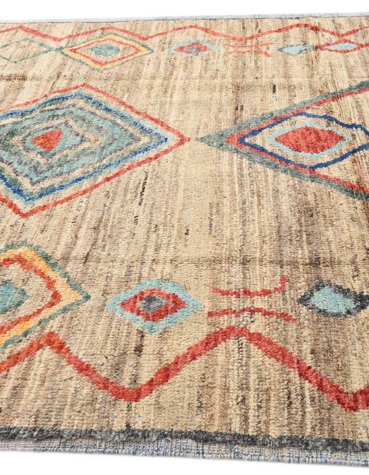 Detail image of 8' x 10' 8  Hand Knotted Moroccan Wool Rug