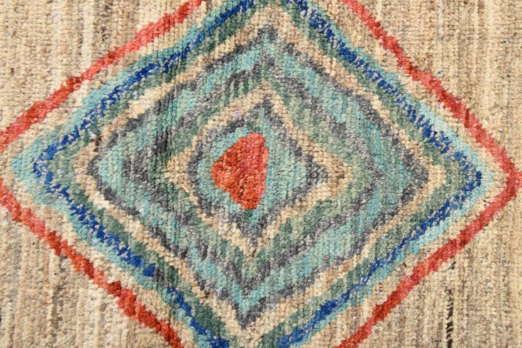 Detail image of 8' x 10' 8 Hand Knotted Moroccan Wool Rug