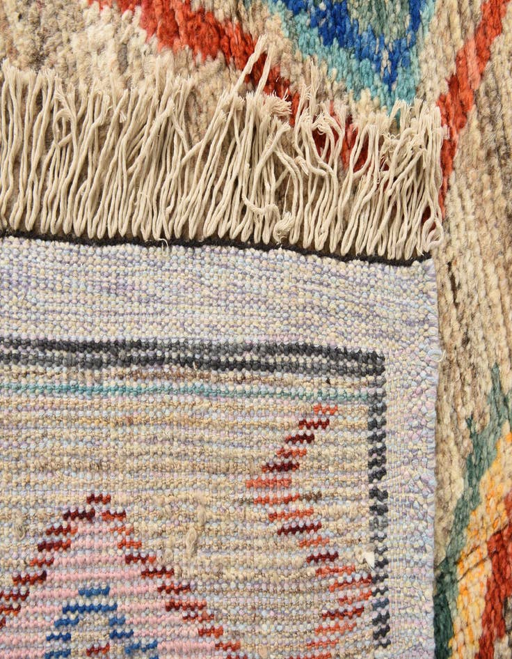 Detail image of 8' x 10' 8  Hand Knotted Moroccan Wool Rug