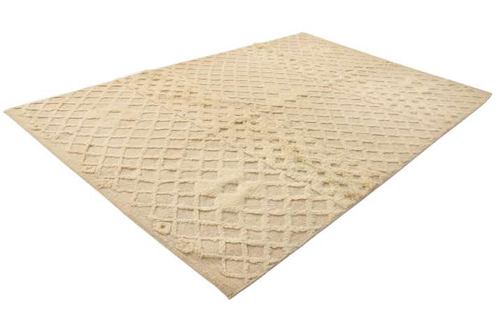 215cm x 320cm Handgeknüpft Marokkanisch Wolle Teppich