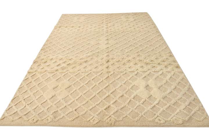 215cm x 320cm Handgeknüpft Marokkanisch Wolle Teppich
