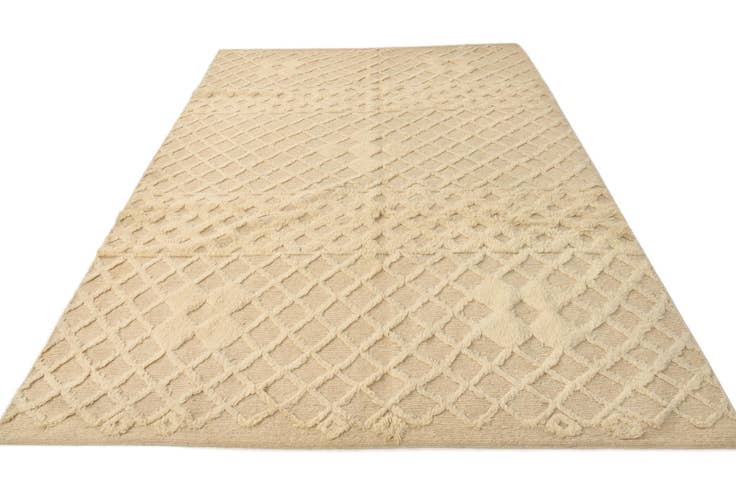 Detailansicht von 215cm x 320cm Handgeknüpft Marokkanisch Wolle Teppich