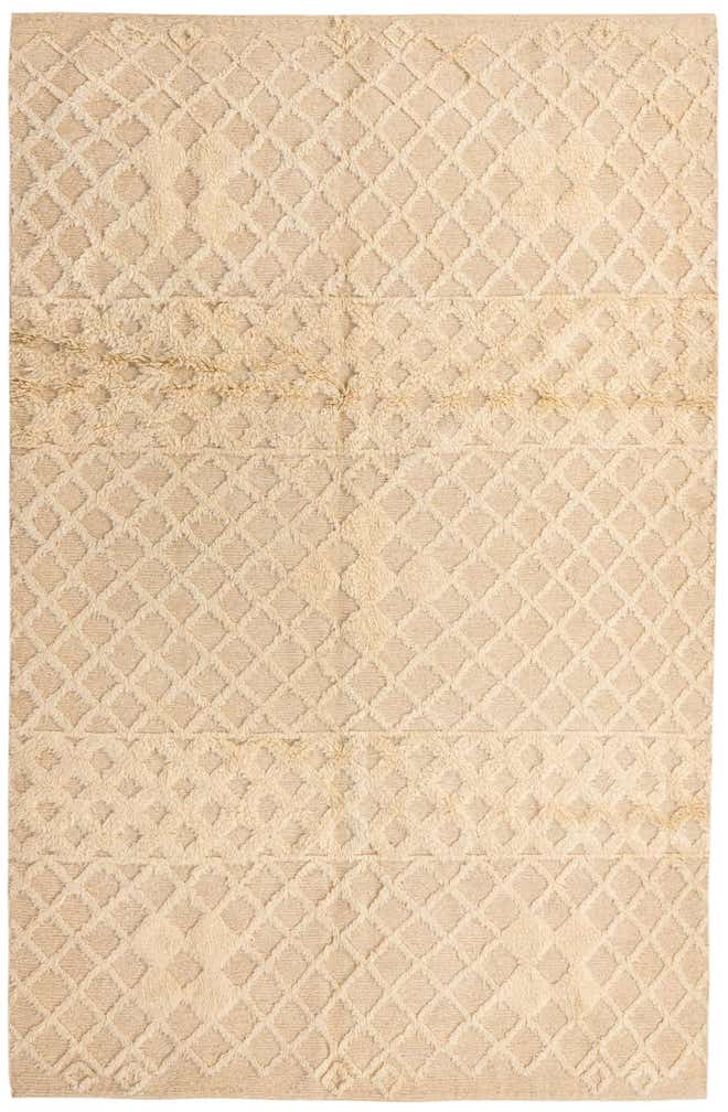 215cm x 320cm Handgeknüpft Marokkanisch Wolle Teppich