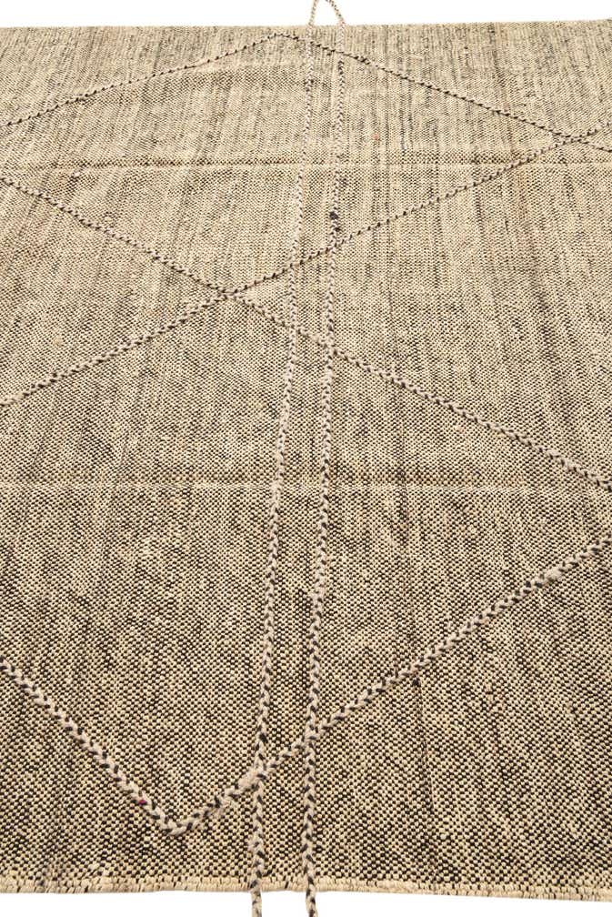 7' x 9' 5 Hand Knotted Moroccan Wool Rug