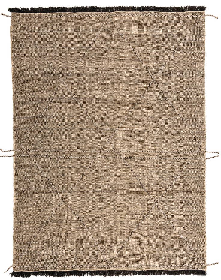 Detail image of 7' x 9' 5 Hand Knotted Moroccan Wool Rug
