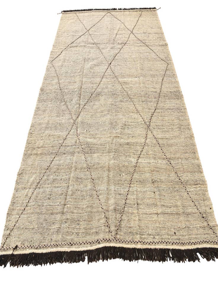 Detail image of 7' 2 x 9' 8  Hand Knotted Moroccan Wool Rug